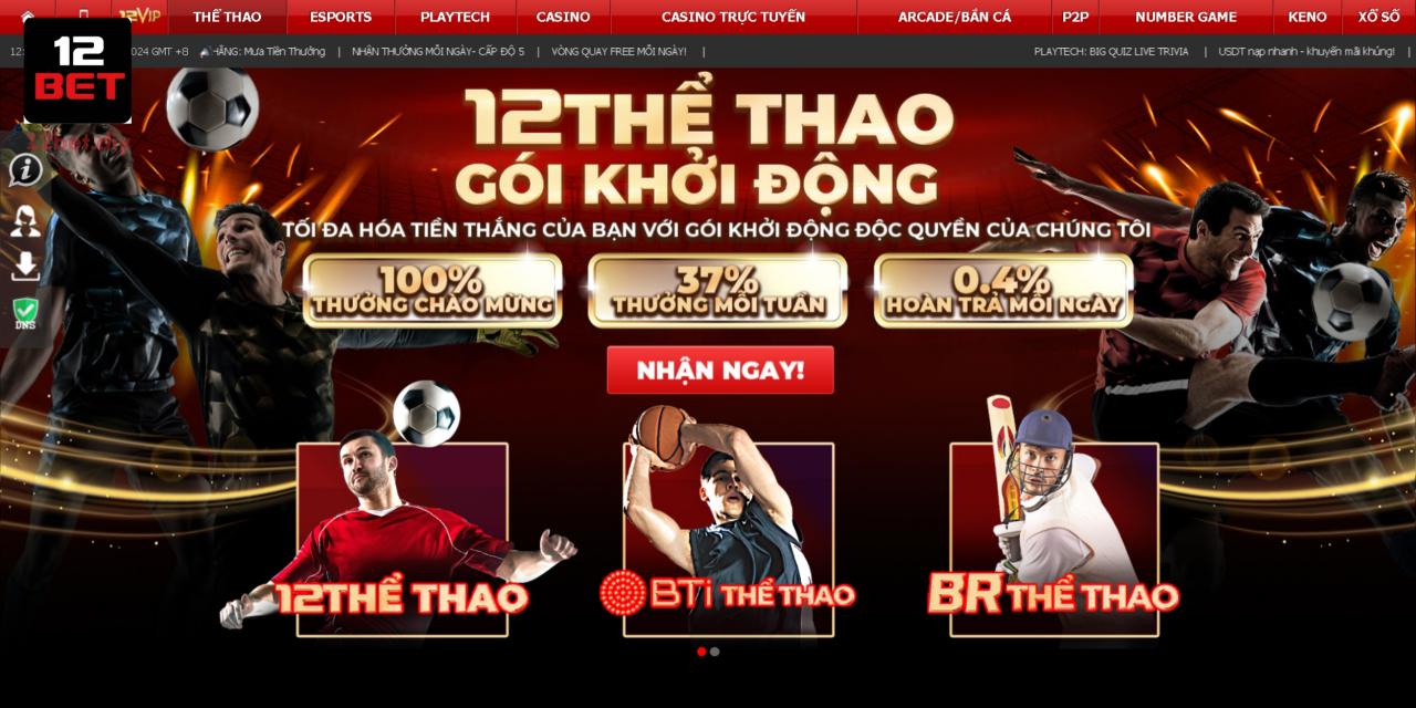 Sảnh thể thao đầy hấp dẫn